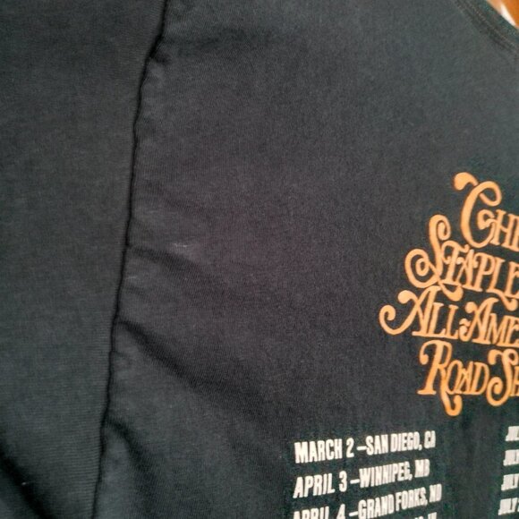 Chris Stapleton Tour Shirt L All American Road Show Black Desert Skull Cactus - Picture 4 of 12